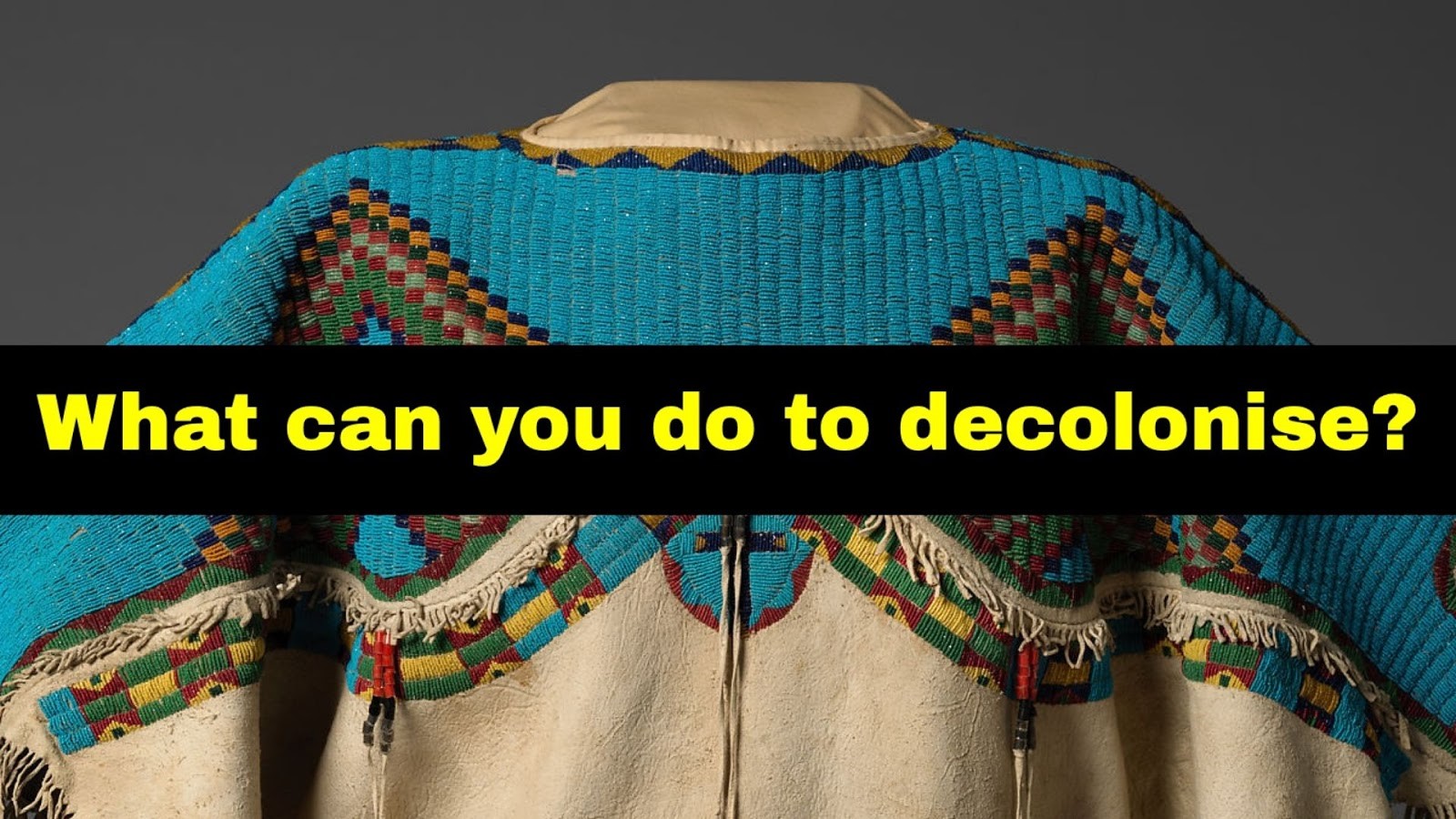 Dress, Native American Traditional Dress from Teton Sioux tribe.