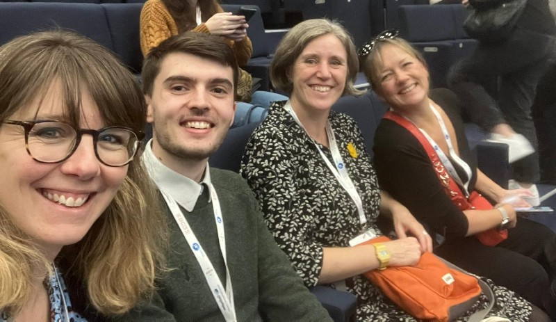 Photo of Sarah Murray, Stuart Bowes, Chris Bradley, Abigail Harrison Moore