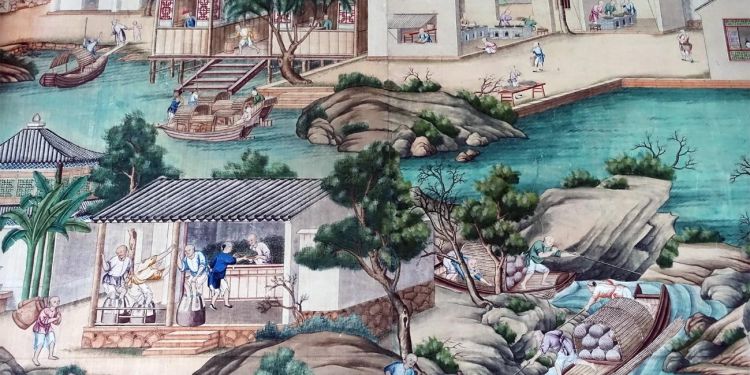 Chinese wallpaper at Harewood House